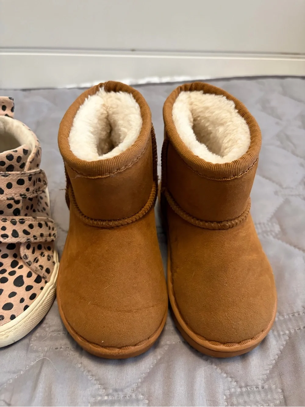 Bundle-Jessica Simpson Pink Glitter boots, fizzy tan boots, leopard print boots